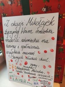 Słodkie Mikołajki – kolejna akcja charytatywna w naszej szkole